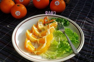 沙拉酱拌橙子