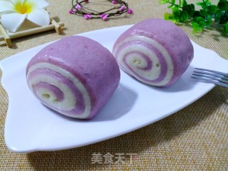 紫薯馒头的做法