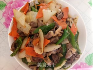 爆炒鸡心的做法