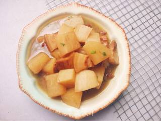 #御寒美食#白萝卜炖煮五花肉的做法