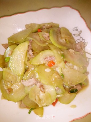葫芦瓜炒肉的做法