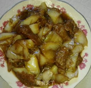 面筋烧白菜的做法