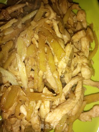 #御寒美食#姜丝炒鸡胸肉的做法