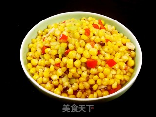 炒麻辣玉米粒的做法