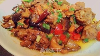菇椒烧鸡的做法