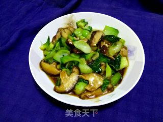香菇油菜的做法