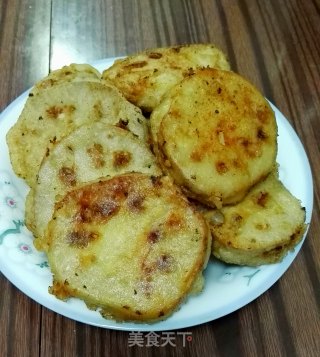 炸藕合的做法
