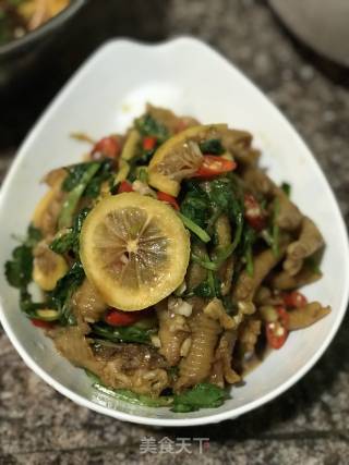 柠檬鸡爪的做法