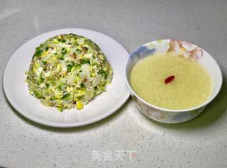 培根蛋炒饭的做法