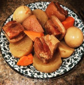萝卜炖肉的做法