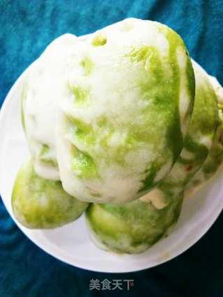 双色包子的做法