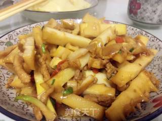 冬笋炒肉的做法
