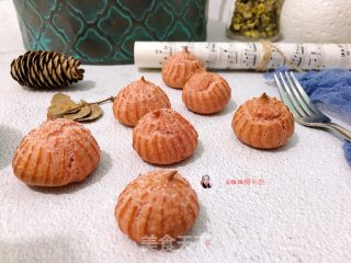 粉红泡芙的做法