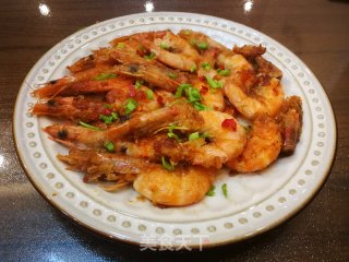 香煎椒盐虾的做法
