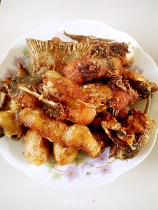 炸鱼块的做法