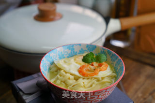 虾仁鸡蛋汤面的做法