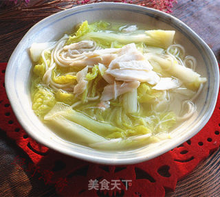 #御寒美食#蟹肉菜心面