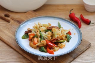 干锅花菜的做法