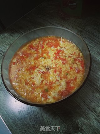 鸡蛋柿子汤的做法