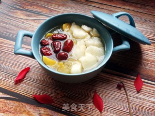 水果入汤羹——香梨红薯银耳汤