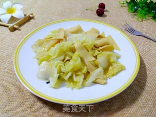 白菜炒干豆腐的做法