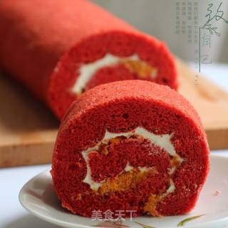 红丝绒肉松蛋糕卷的做法