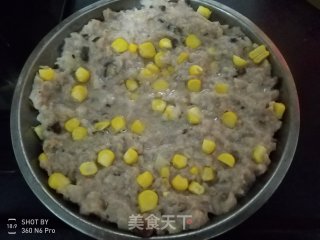 妈妈的味道-冬菇玉米蒸肉饼的做法