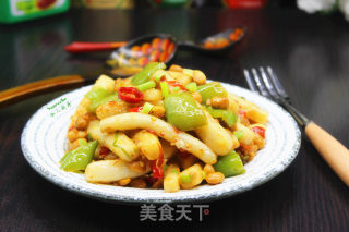 腊八豆炒年糕的做法