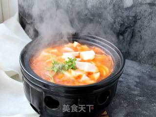 酸辣汤年糕的做法