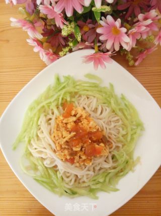 鸡蛋美食  西红柿鸡蛋打卤面的做法