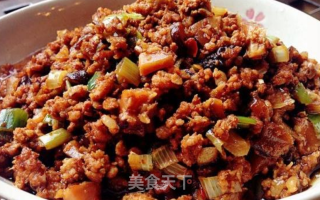 香菇肉酱的做法