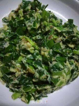鸡蛋炒韭菜的做法