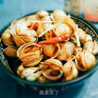 辣炒白蚬子的做法