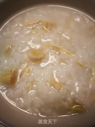 鸡丝贝柱粥的做法