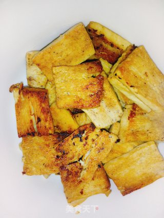 香煎冻豆腐的做法
