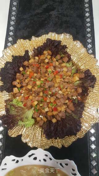 杏鲍菇牛肉丁的做法