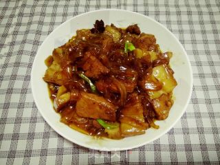 五花肉炖粉条的做法