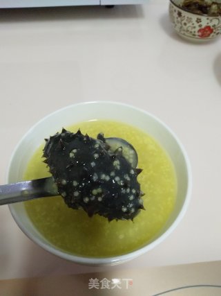 海参小米粥的做法