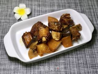 土豆蘑菇烧排骨的做法