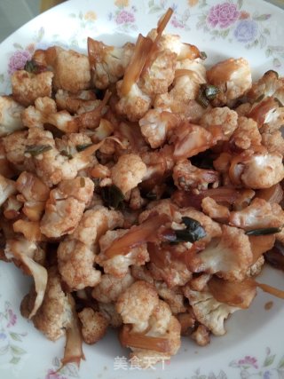 素炒菜花的做法