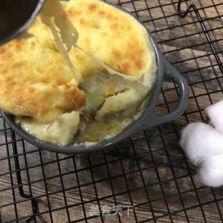 黑椒芝士焗土豆泥的做法
