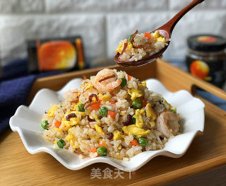 XO酱杂蔬蛋炒饭的做法