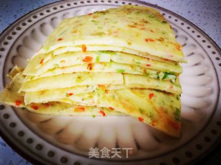 西芹蛋饼的做法