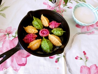 三色生煎饺的做法