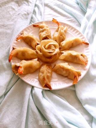 鲜虾煎饺的做法