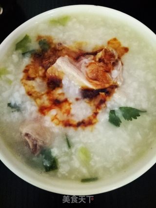 生菜鸡肉粥的做法