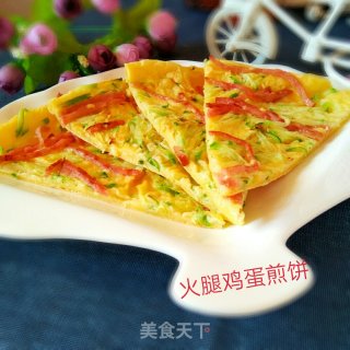 火腿鸡蛋煎饼的做法