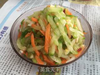 凉拌青萝卜丝的做法