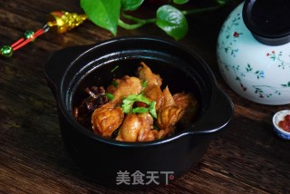 小鲍鱼烧鸡块的做法