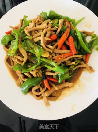 青椒肉丝的做法